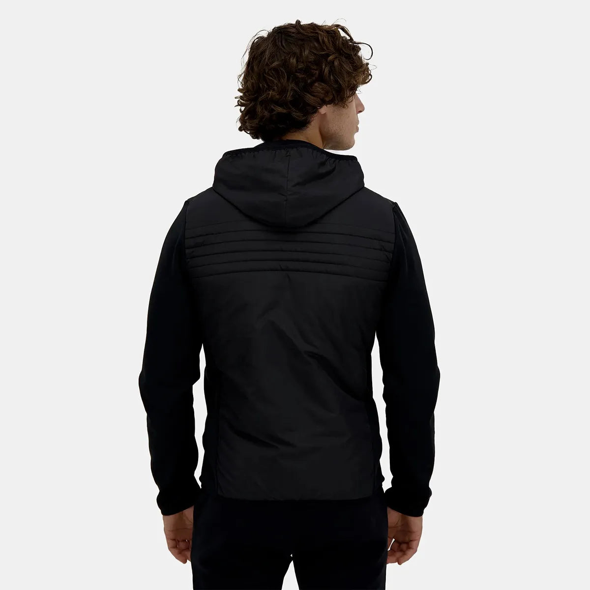 Giacca Le Coq Sportif Ibrida Con Cappuccio