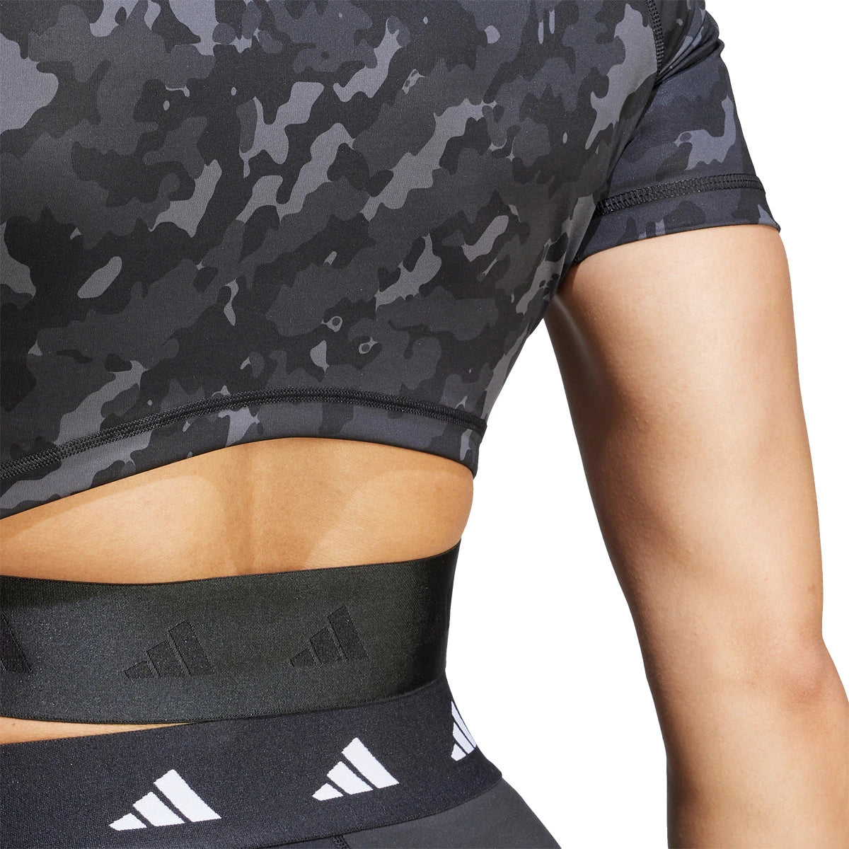 T-Shirt adidas Donna Print Crop