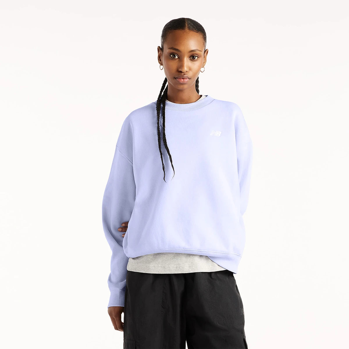 Felpa New Balance Donna Fleece Crew