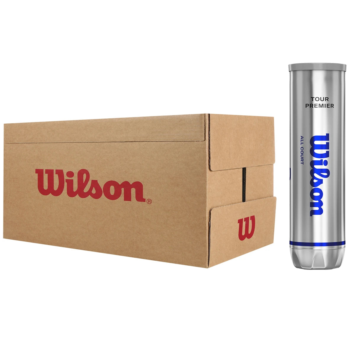 Scatola da 18 Tubetti da 4 Palline Wilson Tour Premier