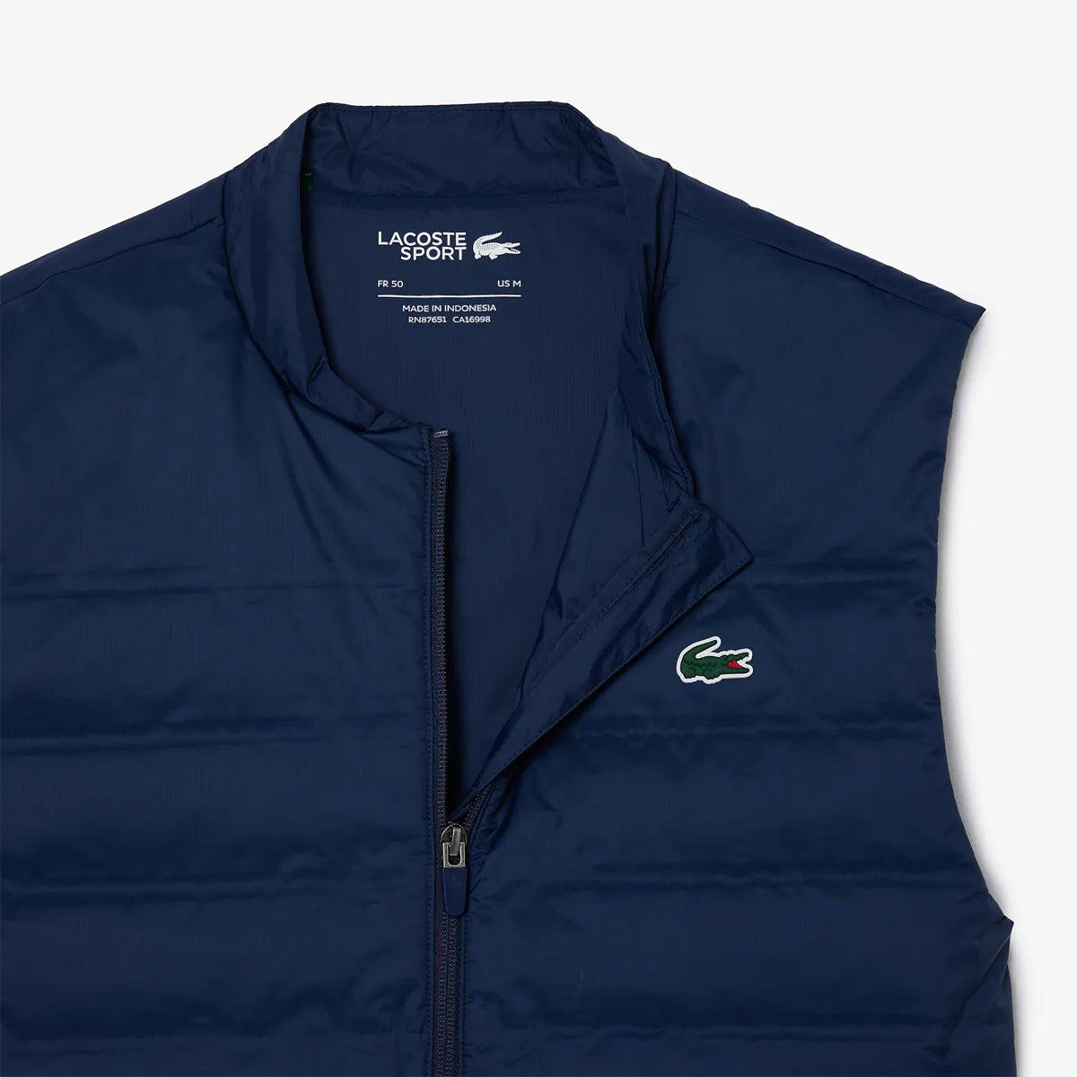 Giacca Lacoste Fz senza Maniche Active Performance
