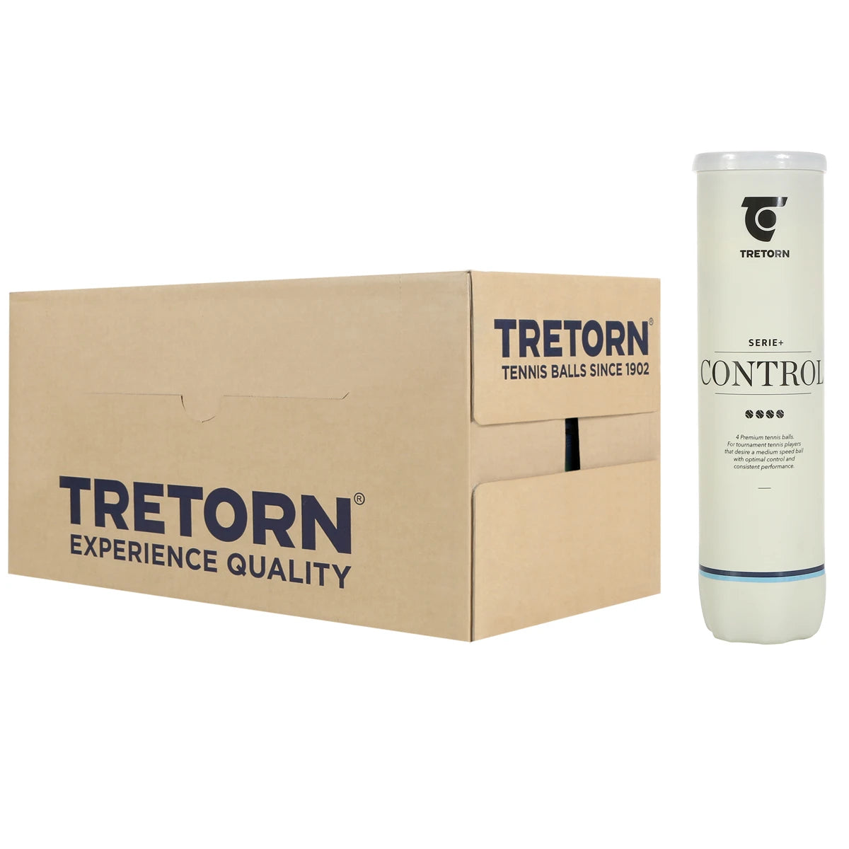 Scatole da 18 Tubetti da 4 Palline Tretorn Serie+ Control