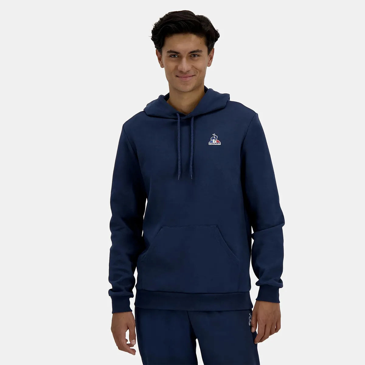 Felpa Le Coq Sportif Essentiel con cappuccio
