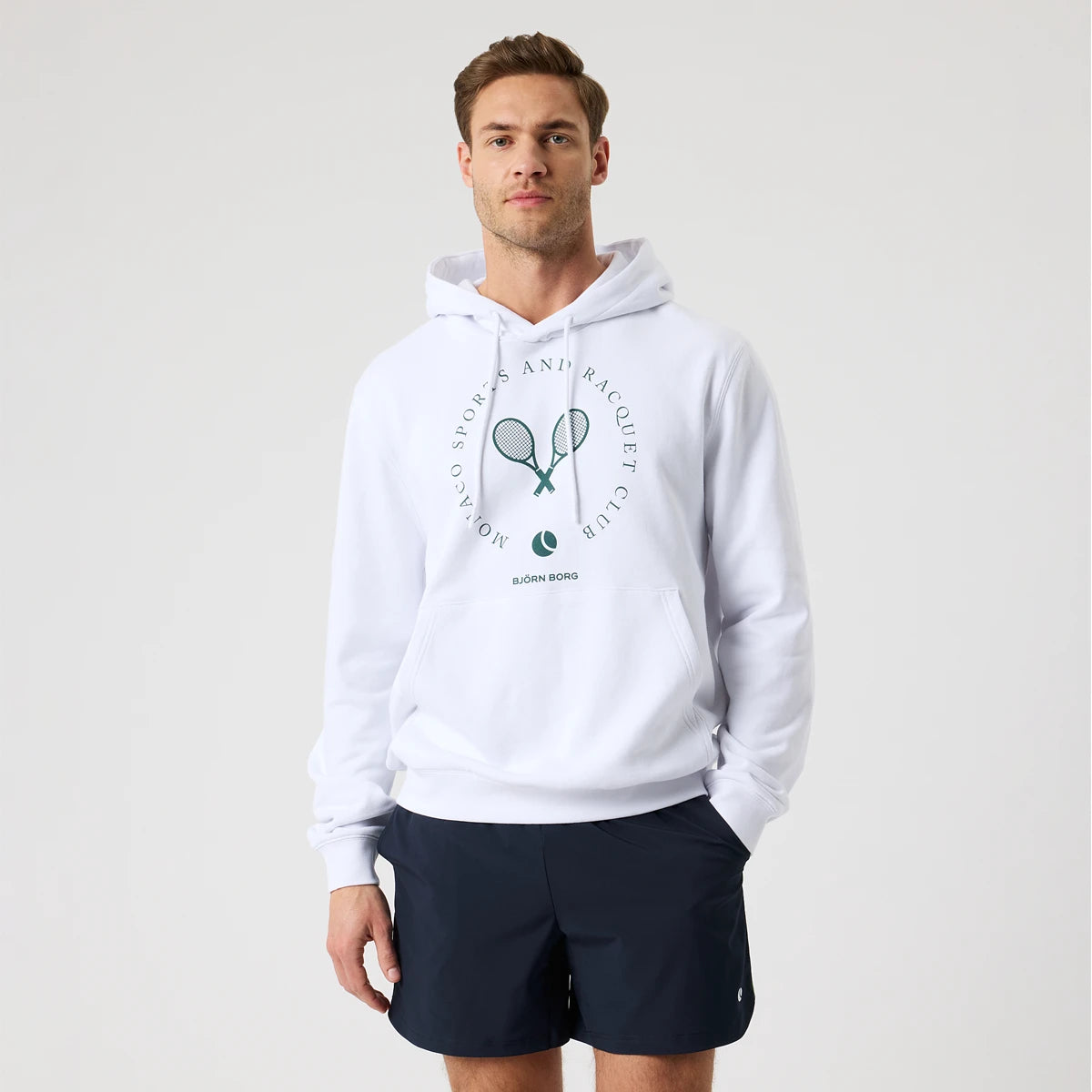Felpa Bjorn Borg Classic Grafica con Cappuccio