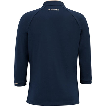 Felpa Tecnifibre Donna Thermo Zip Manica 3/4 Marine
