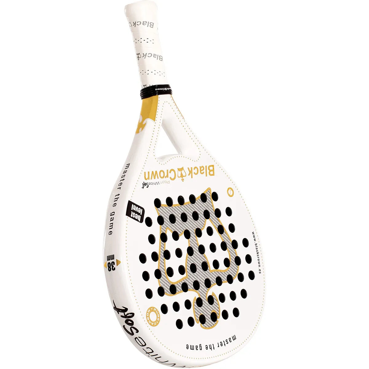 Racchetta da padel Black Crown Piton White Soft