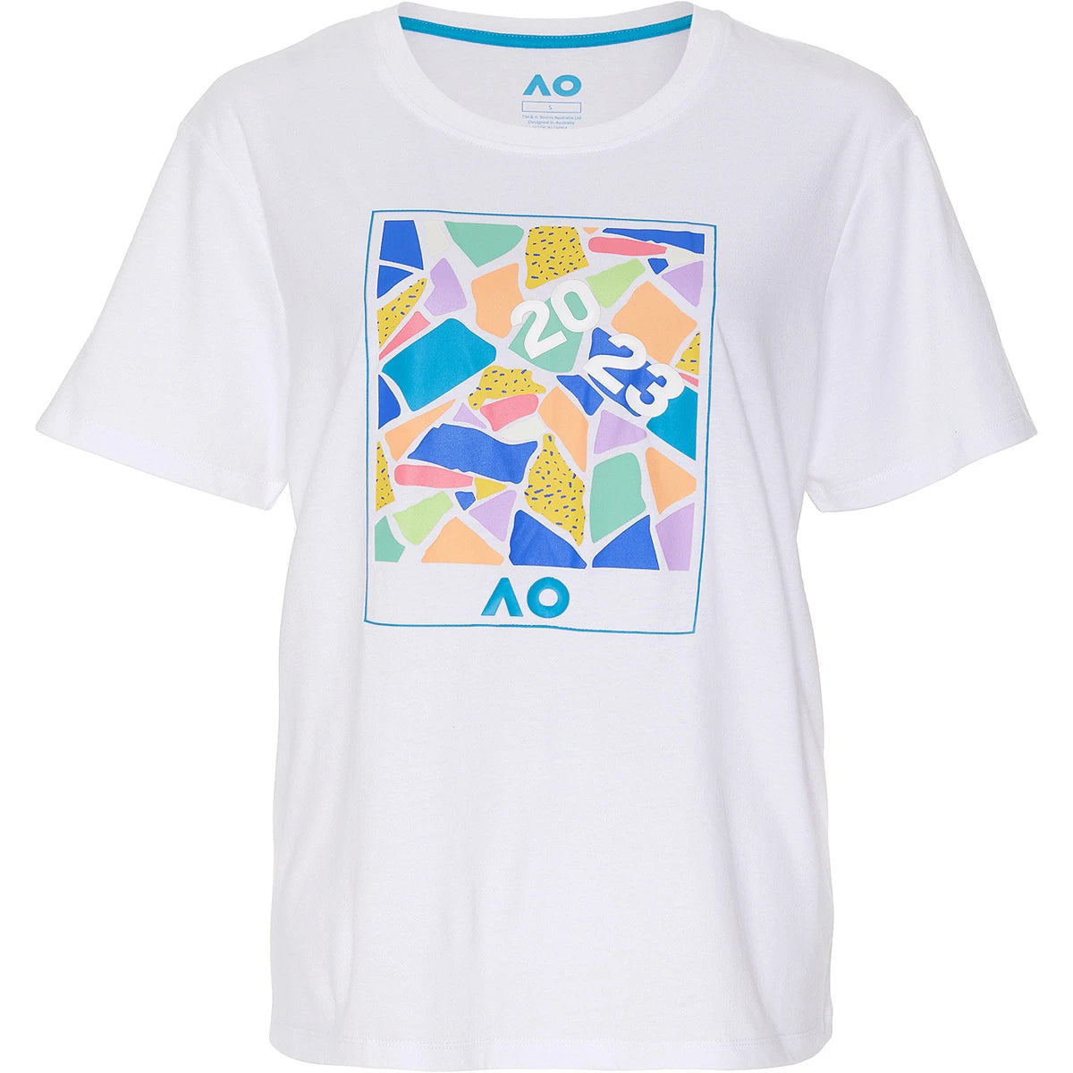 T-Shirt Australian Open Donna Mosaic
