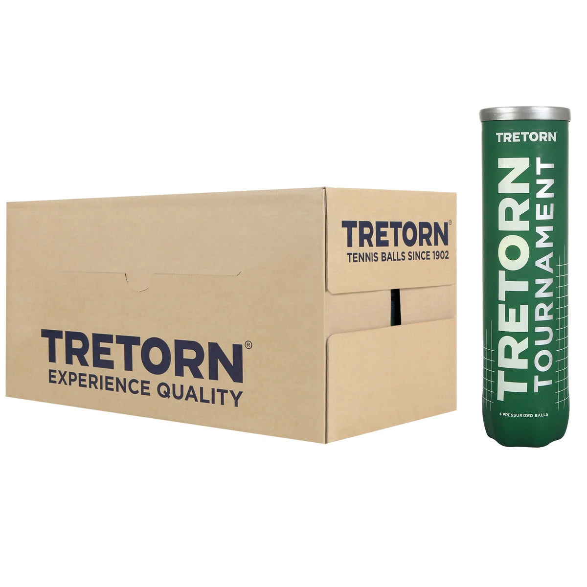 Cartone da 18 Tubetti da 4 Palline Tretorn Tournament
