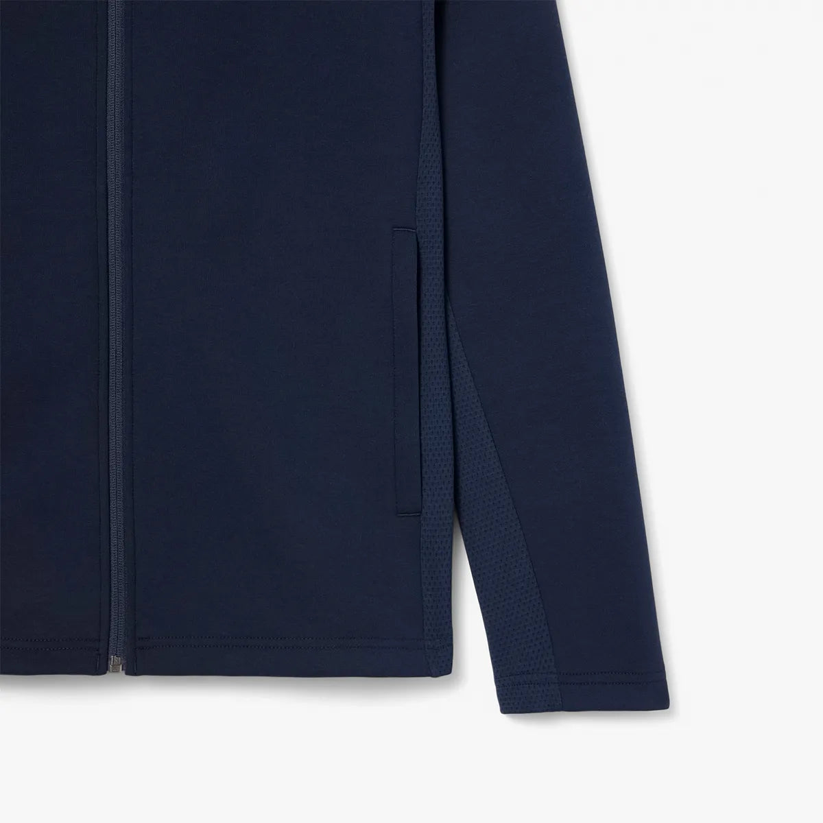 Felpa Lacoste Core Performance con Cappuccio Fz Mesh