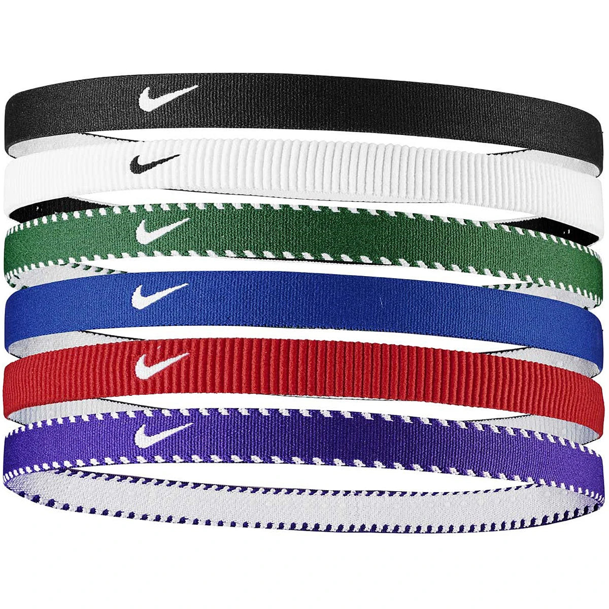 Confezione da 6 Elastici Nike Swoosh Sport