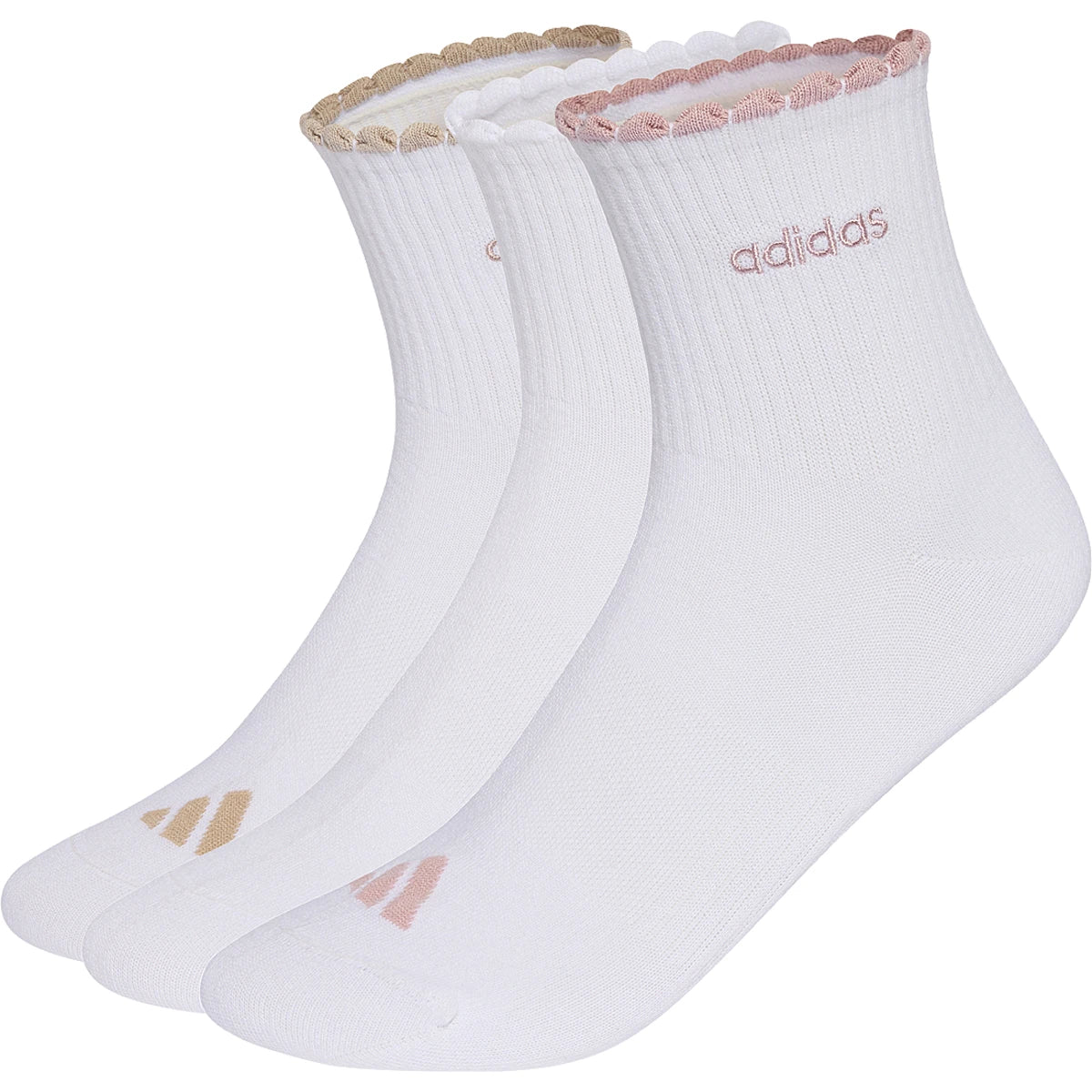 3 Paia di Calzini adidas Womens Ankle