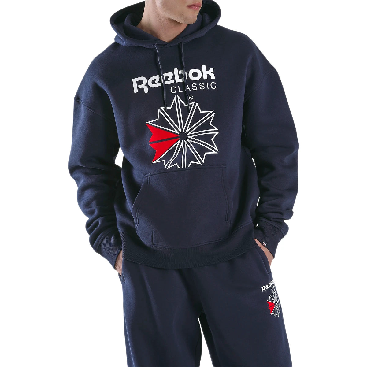 Felpa con cappuccio Reebok Starcrest Relaxed