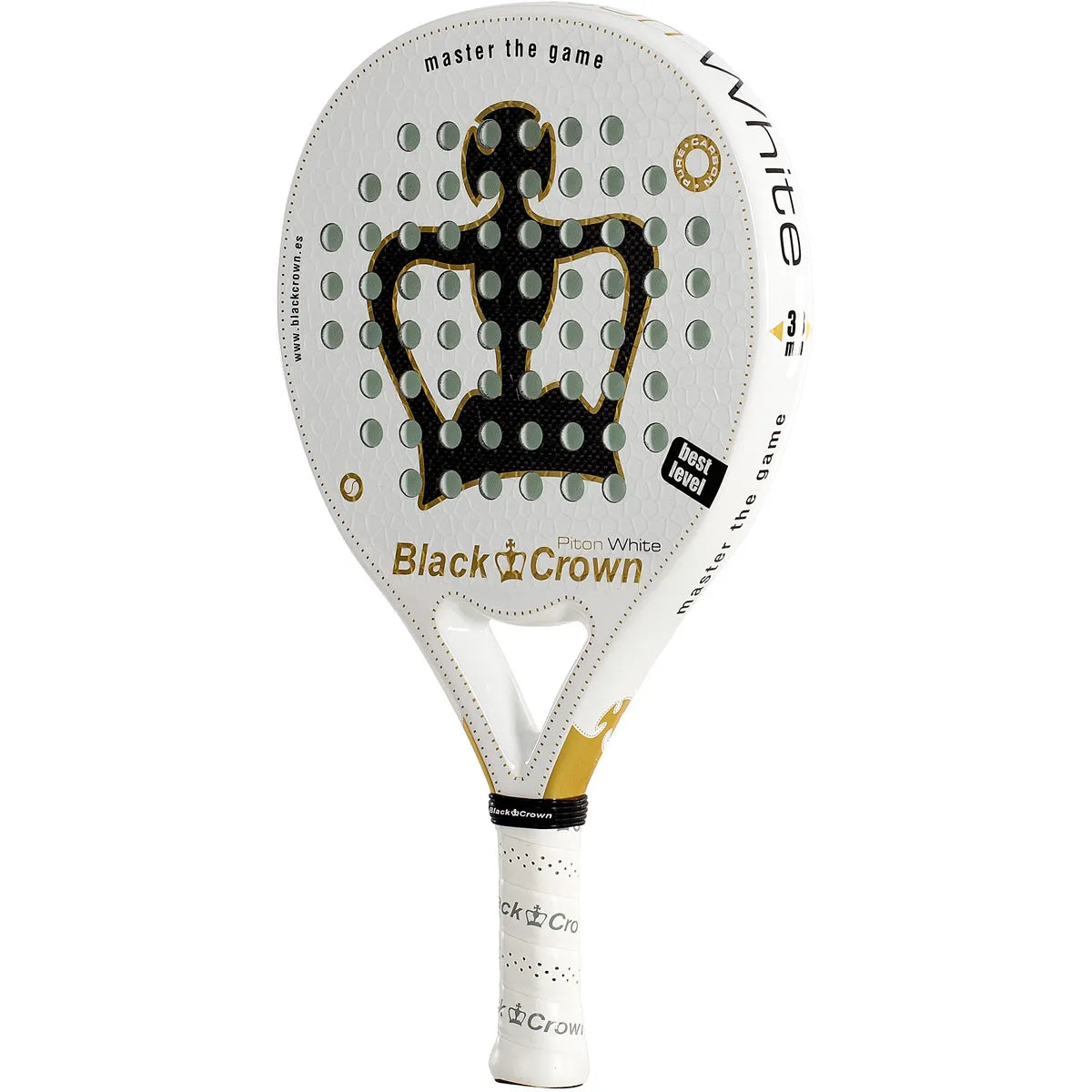 Racchetta da padel Black Crown Piton White