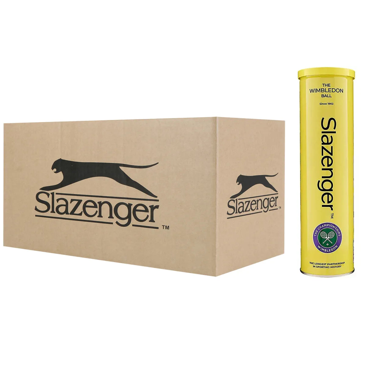 Scatola da 18 Tubetti da 4 Palline Slazenger