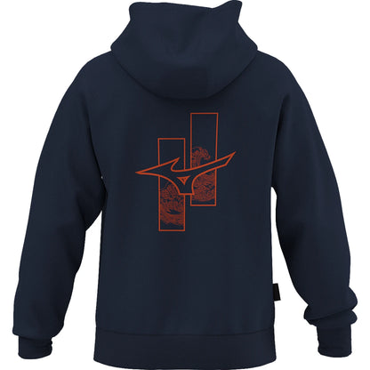 Felpa con cappuccio Mizuno Athletic Graphic