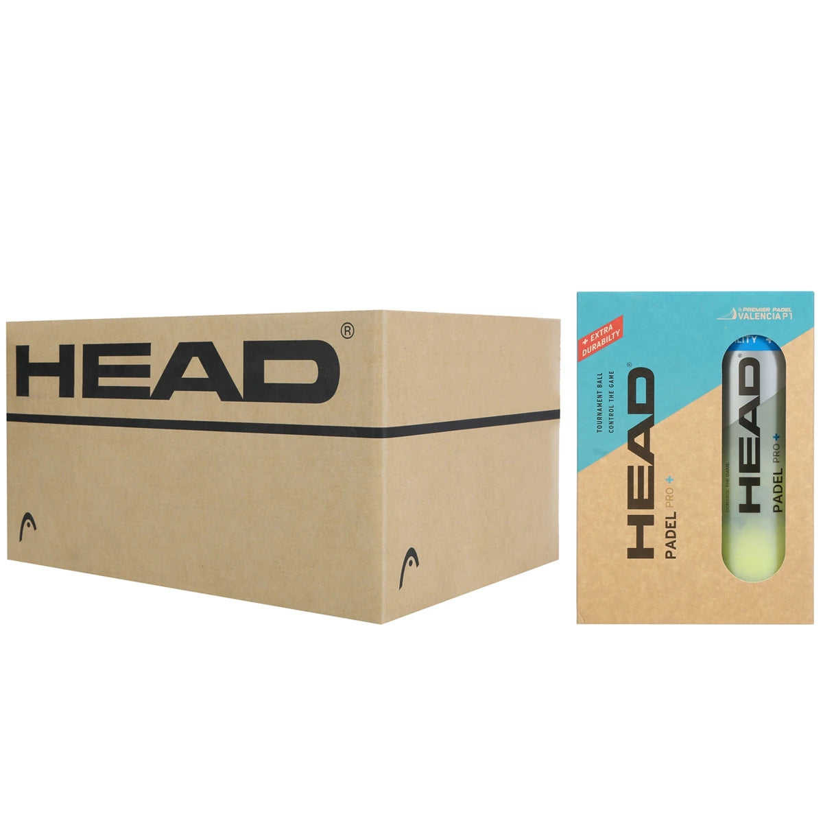 Cartone da 12 Pack da 2 Tubetti da 3 Palline Head Padel Pro+ Valencia