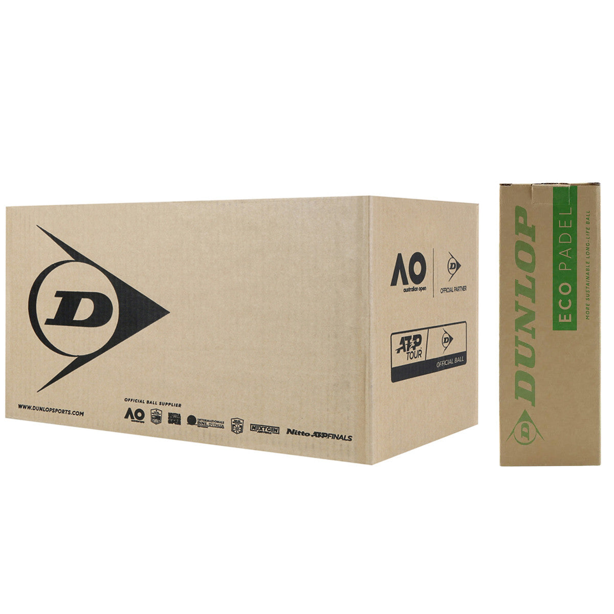 Cartone da 24 Tubetti da 3 Palline Dunlop Eco Padel