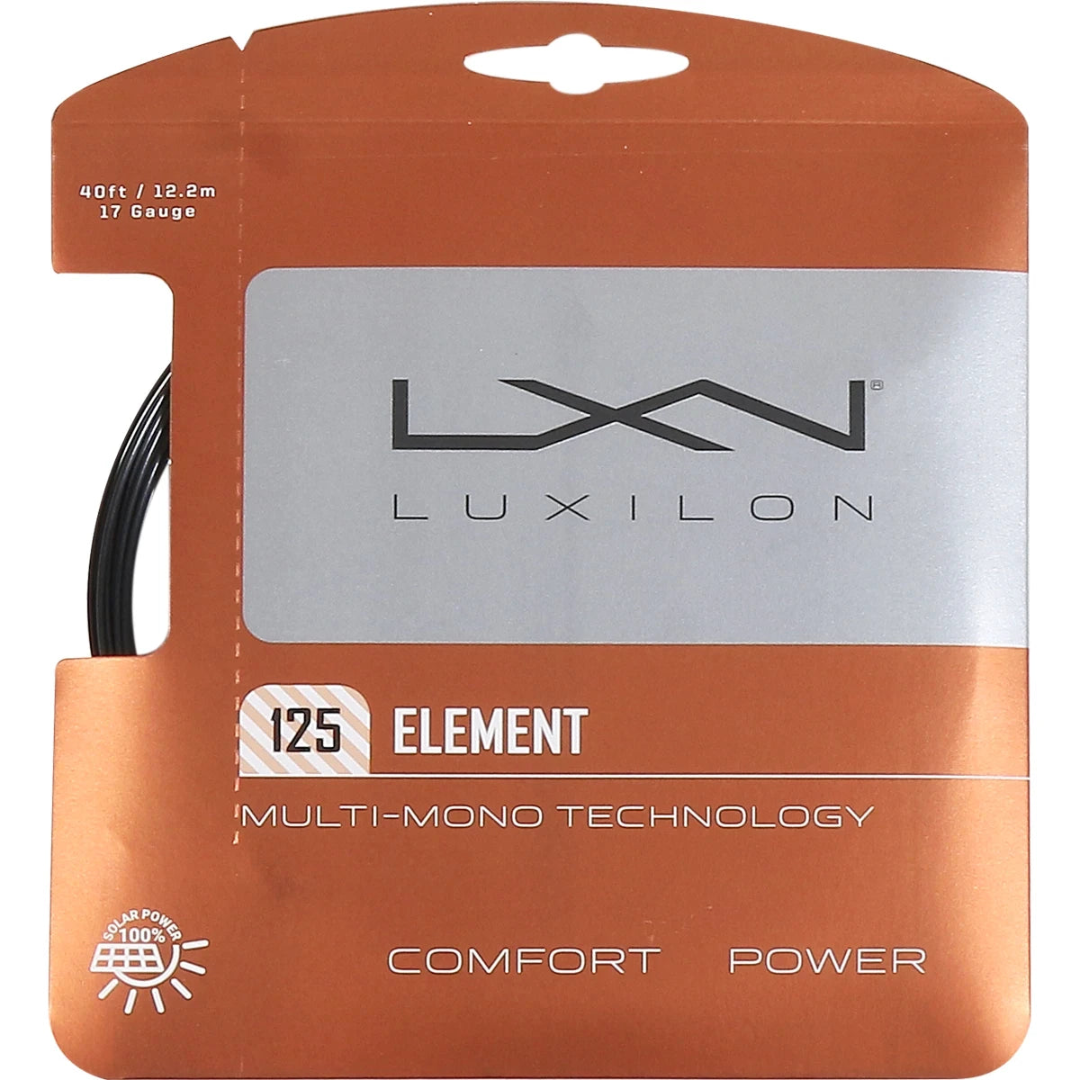 Corda Luxilon Element Black (12 Metri)