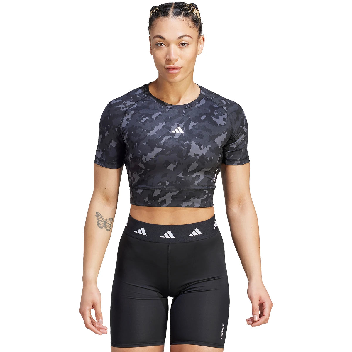 T-Shirt adidas Donna Print Crop
