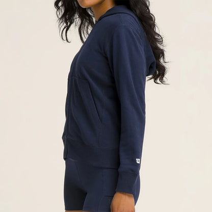 Felpa con cappuccio Wilson Donna Team Zip