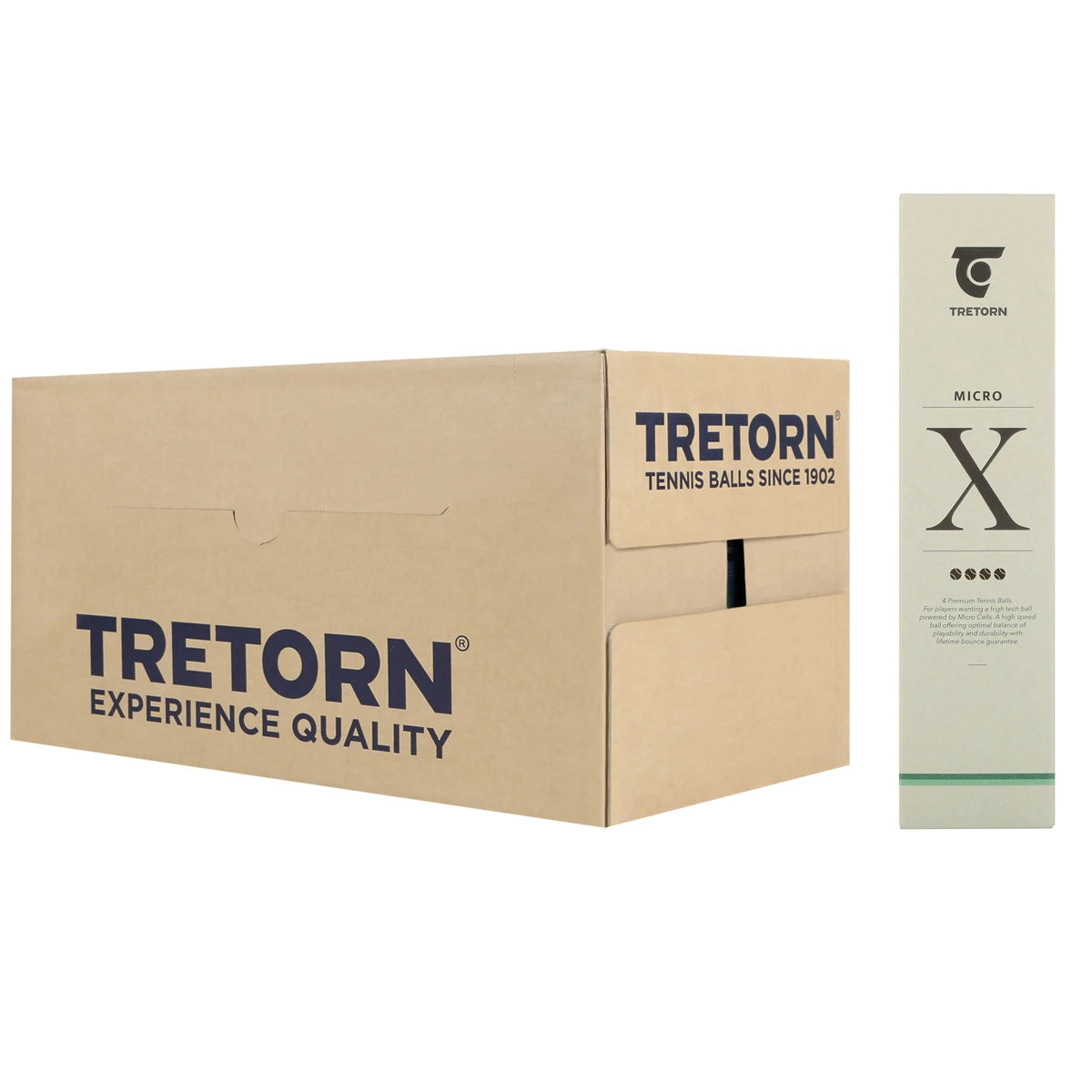 Scatola da 30 Tubetti da 4 Palline Tretorn Micro X