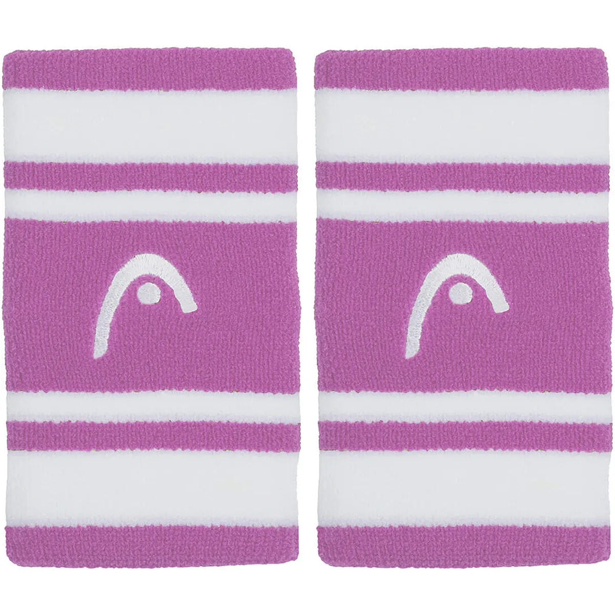Coppia di Polsini Head Doppia Larghezza 5" Striped