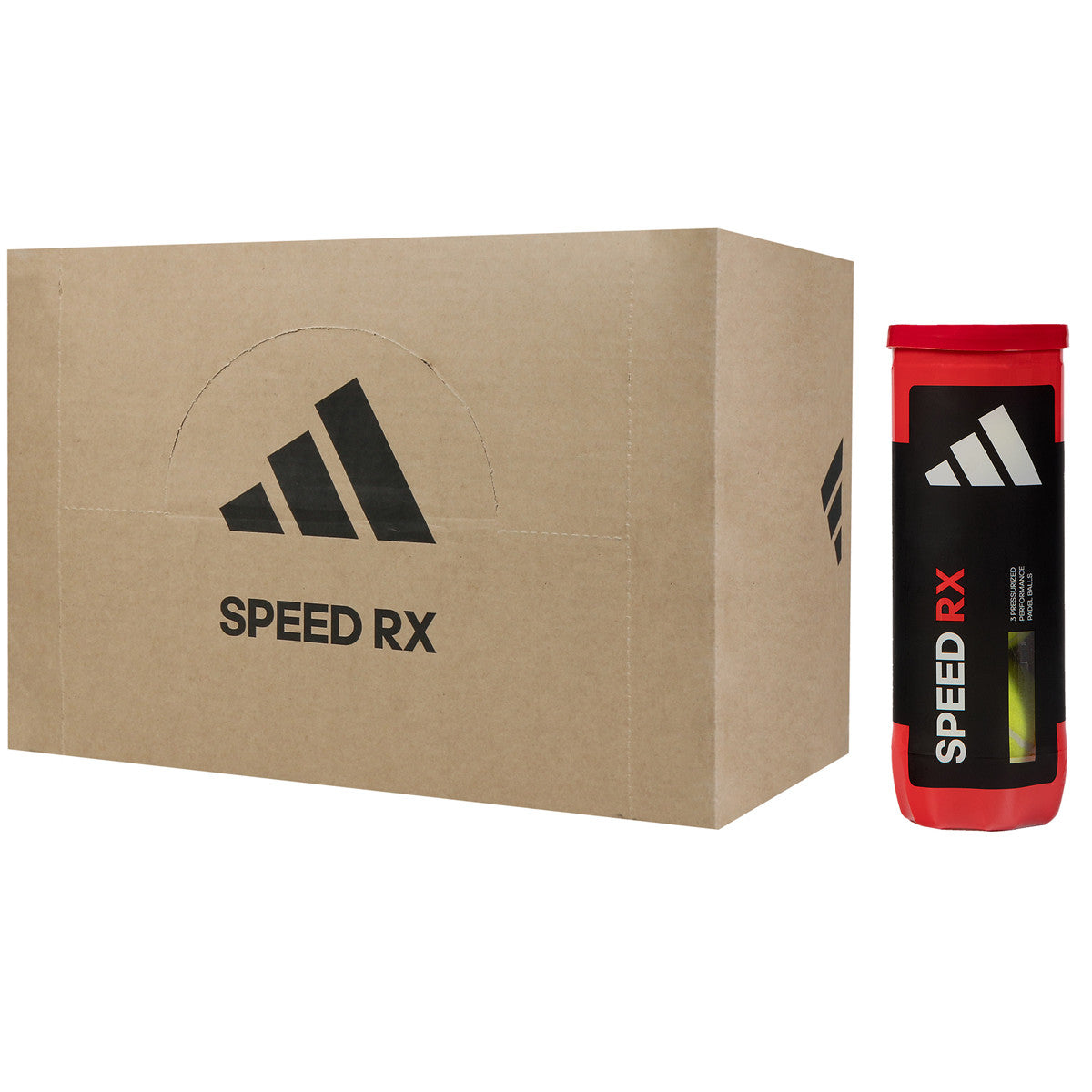 Cartone da 24 Tubetti da 3 Palline da padel adidas Speed Rx