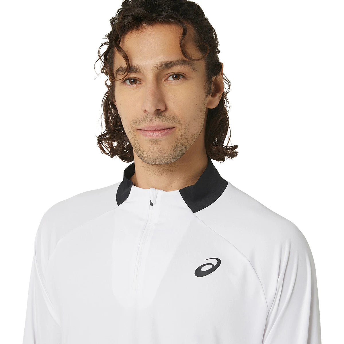 T-Shirt Asics Court Maniche Lunghe 1/2 Zip