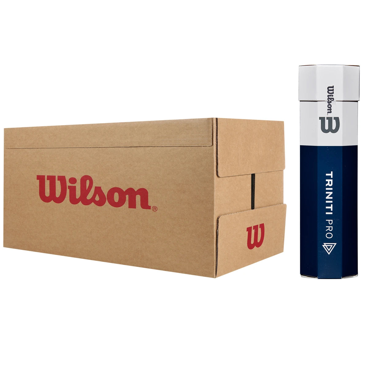 Cartone da 18 Tubetti da 4 Palline Wilson Triniti Pro