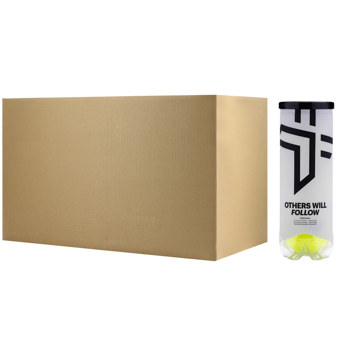Cartone da 24 Tubetti da 3 Palline da padel Oxdog Boost+