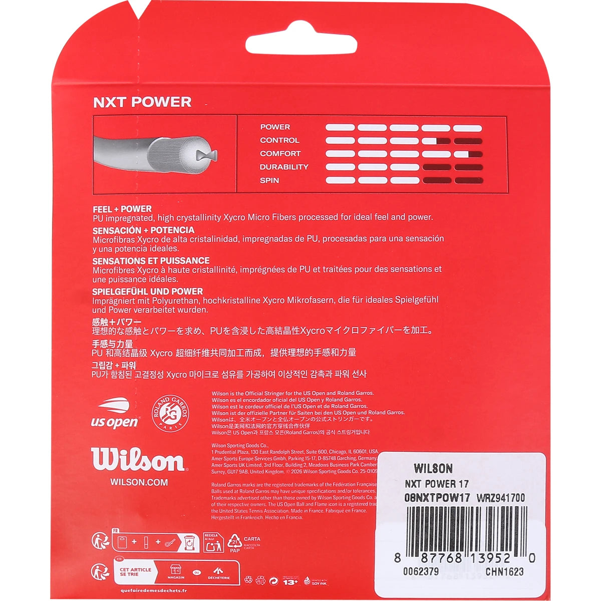 Corda Wilson Nxt Power (12,20 Metri)