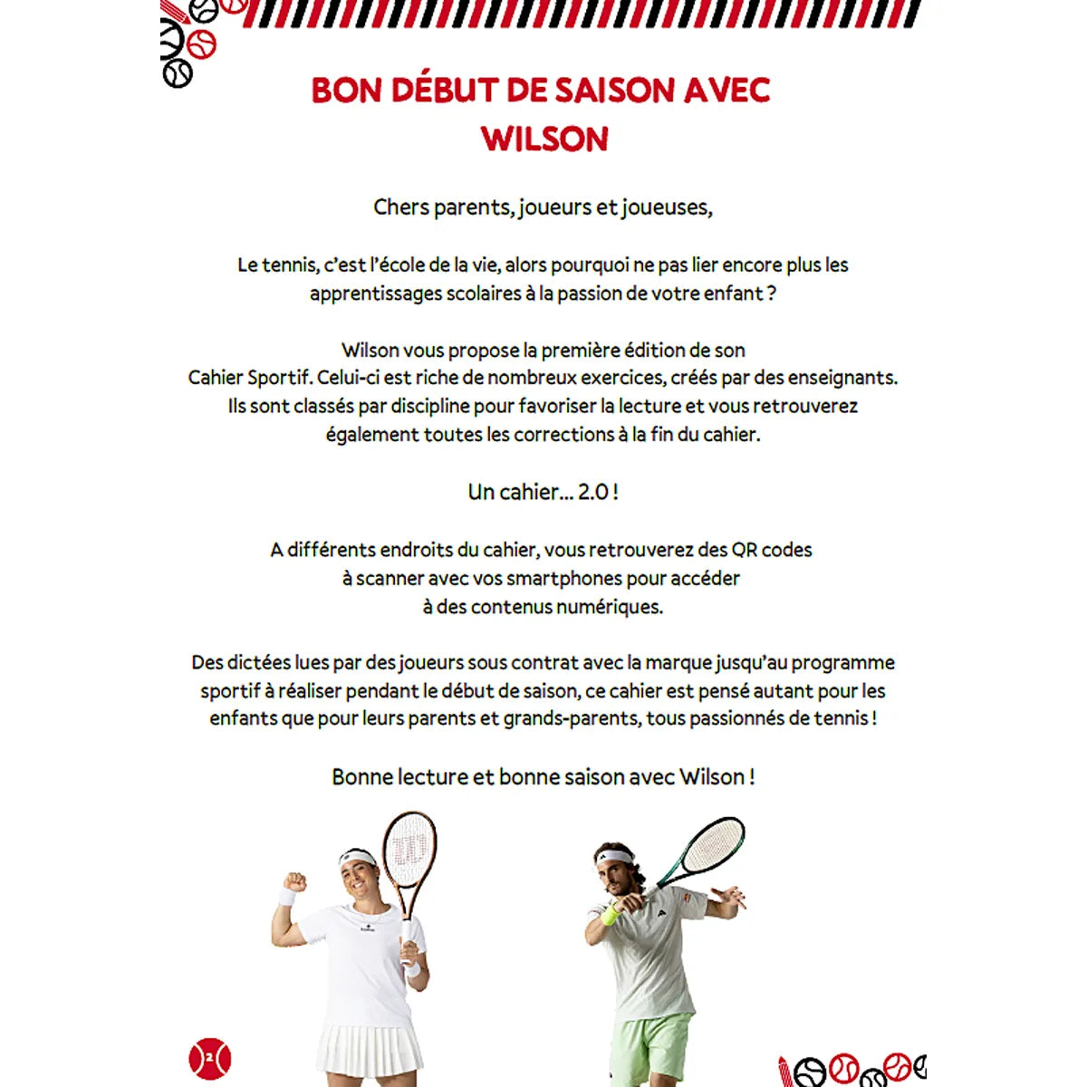 Il Quaderno Sportivo Wilson CE1-CE2