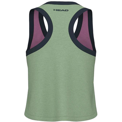 Canotta Crop Head Donna Perf Play