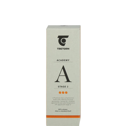 Tubetto da 3 Palline Tretorn Academy Orange