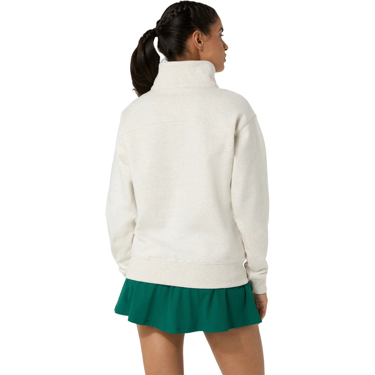 Felpa Asics Donna Corta Graphic 1/2 Zip