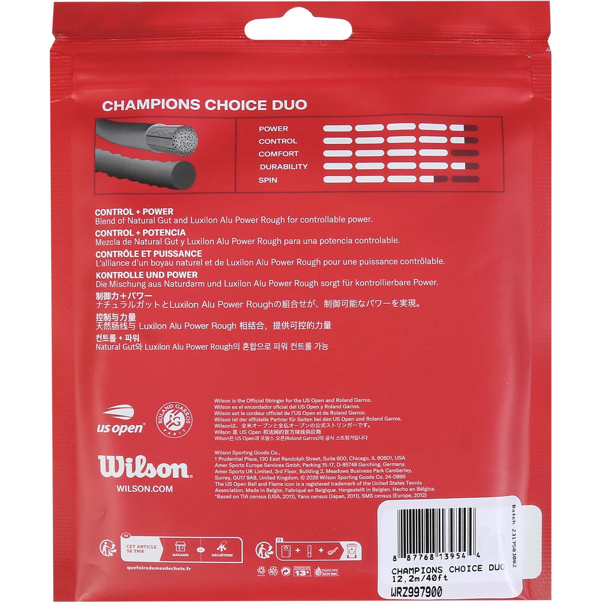 Corda Wilson Champion'S Choice Duo