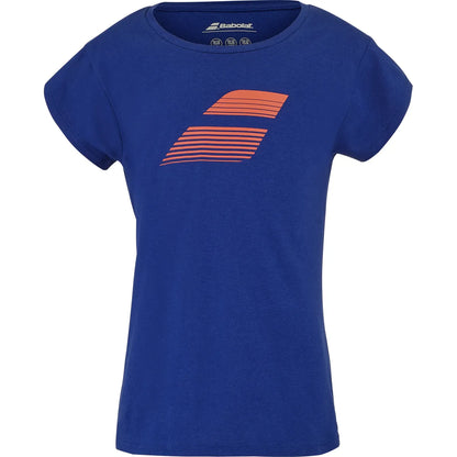 T-Shirt Babolat Junior Ragazza Exercise Cotone