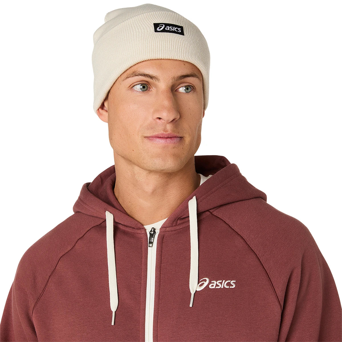 Felpa Asics con cappuccio in pile full zip