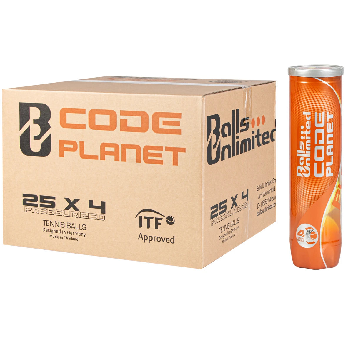 Scatola da 25 Tubetti da 4 Palline Unlimited Code Planet