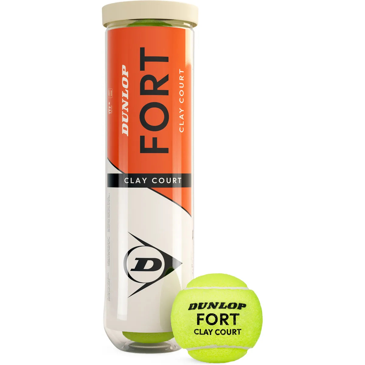 Tubetto da 4 Palline Dunlop Fort Clay Court
