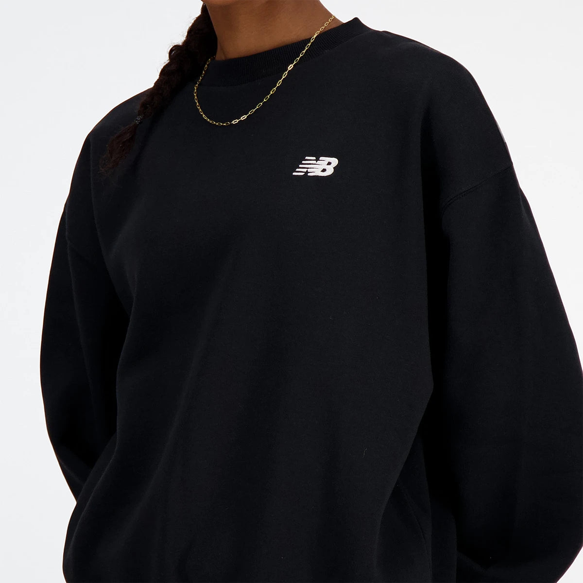 Felpa New Balance Donna Fleece Crew