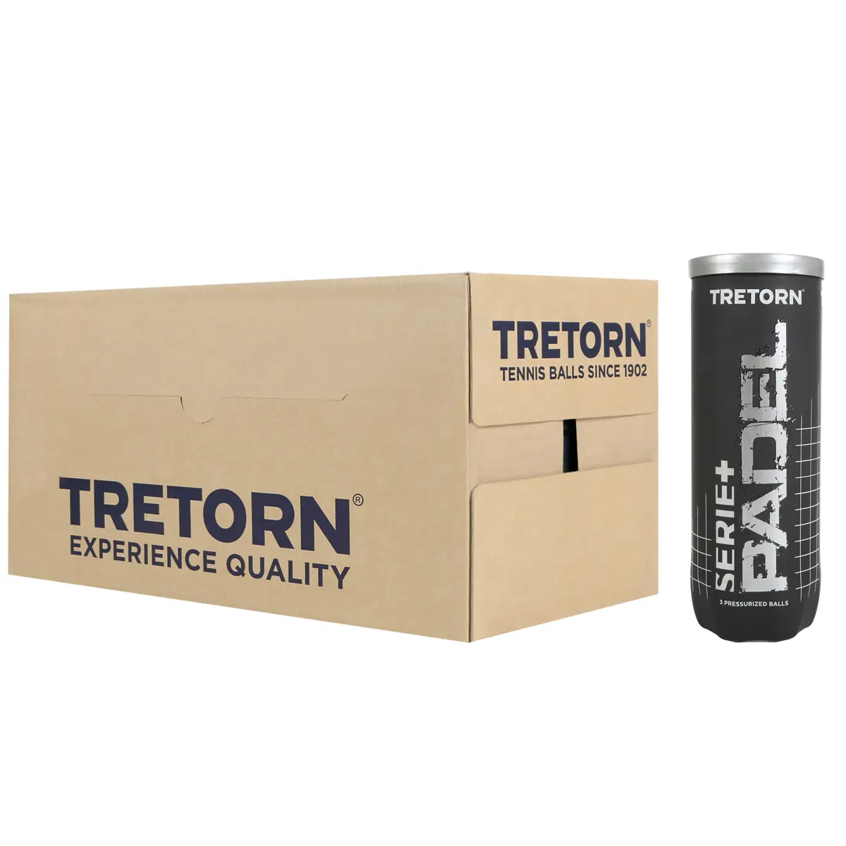 Cartone da 24 Tubetti da 3 Palline da padel Tretorn