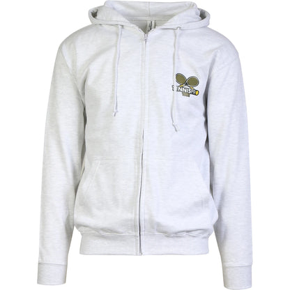 Felpa Tennispro Unisex Con Cappuccio Full Zip