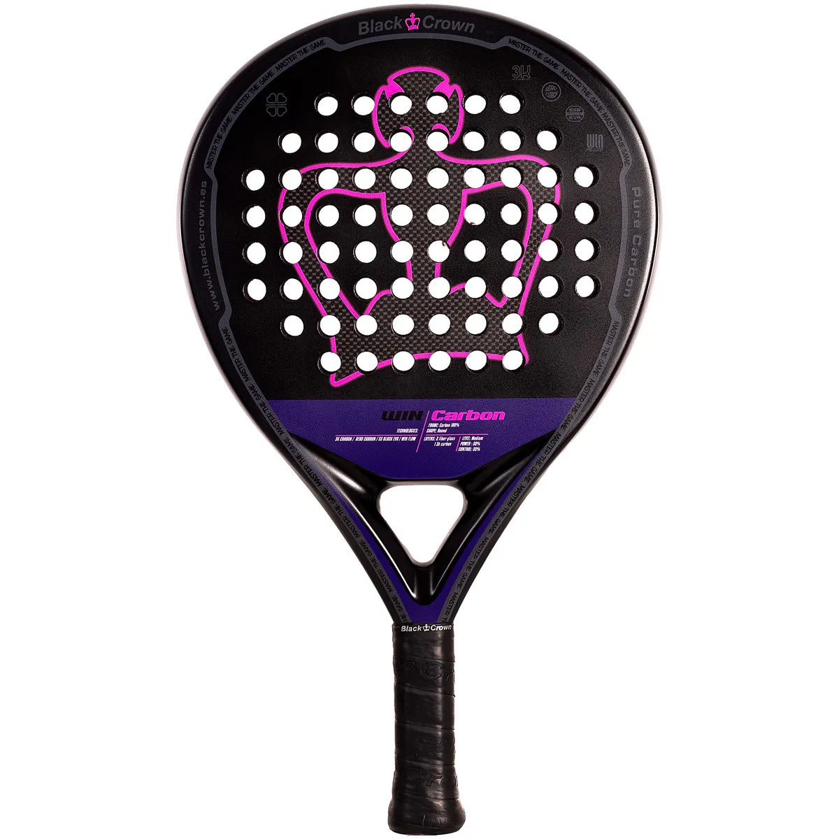 Racchetta da padel Black Crown Win Carbon