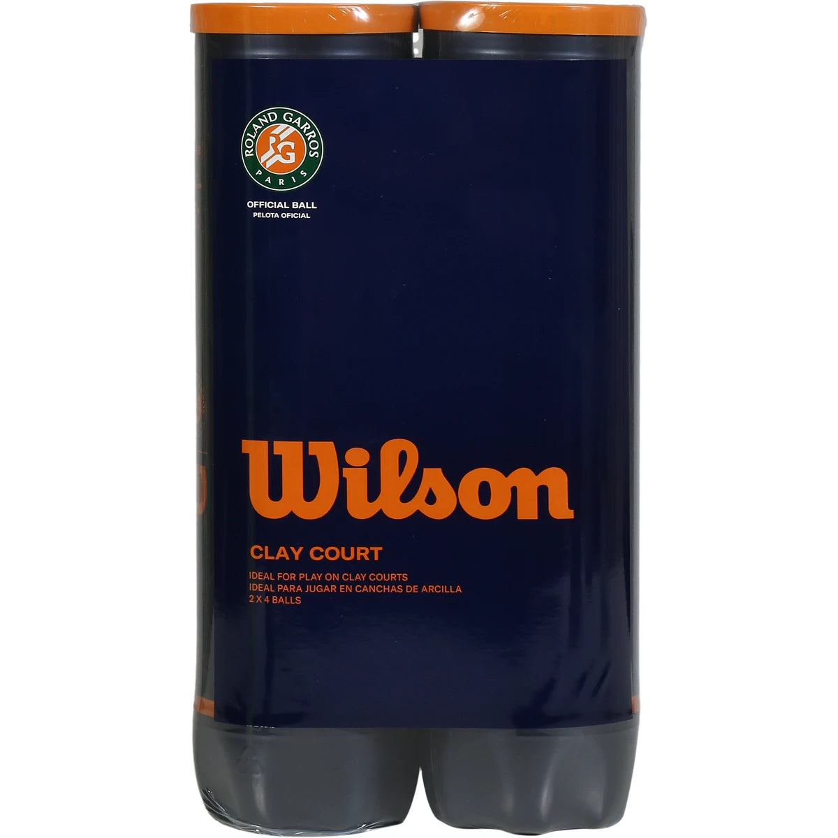Bipack da 4 Palline Wilson Roland Garros Official Clay