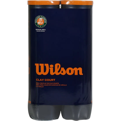 Bipack da 4 Palline Wilson Roland Garros Official Clay
