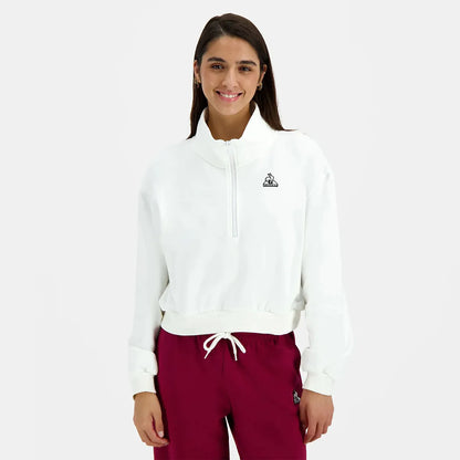 Felpa Le Coq Sportif Donna Heritage 1/2 Zip
