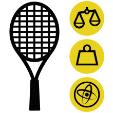 OPZIONE MISURE SPEC 5 RACCHETTE DA TENNIS