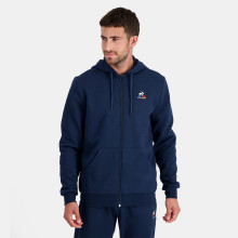 FELPA LE COQ SPORTIF CON CAPPUCCIO FULL ZIP ESSENTIELS