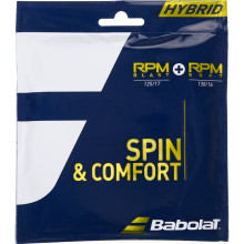 CORDA BABOLAT HYBRIDE RPM BLAST (1.25MM) + RPM SOFT (1.30MM)